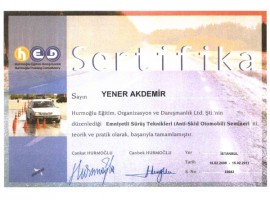 Anti-Skid Sürüş Eğitimi